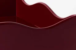 Brickor*The Lacquer Company Bricka Belle Rives Röd