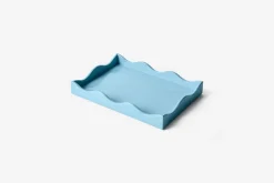 Brickor*The Lacquer Company Bricka Belle Rives Ljusblå