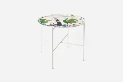 Brickor|Soffbord & Sidobord*Svenskt Tenn Brickstativ Stål Vit