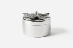 Dekorationsdetaljer|Tenndekorationer*Svenskt Tenn Burk Sjöstjärna