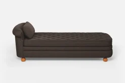 Soffor & Schäslonger*Josef Frank Couch 775 Möbellin, Mörkbrun