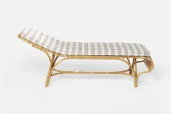 Dynor*Svenskt Tenn Dyna Liggstol P6 Gripsholmsruta, Grå