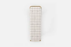 Dynor*Svenskt Tenn Dyna Liggstol P6 Gripsholmsruta, Grå