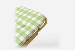 Dynor*Svenskt Tenn Dyna Liggstol P6 Gripsholmsruta, Grön