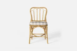 Dynor*Svenskt Tenn Dyna Stol 1184 Gripsholmsruta, Grå