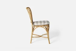 Dynor*Svenskt Tenn Dyna Stol 1184 Gripsholmsruta, Grå