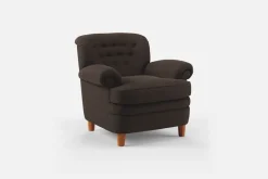 Fåtöljer*Josef Frank Fåtölj 568 Möbellin, Mörkbrun