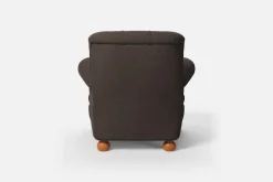 Fåtöljer*Josef Frank Fåtölj 336 Möbellin, Mörkbrun