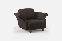 Fåtöljer*Josef Frank Fåtölj Liljevalchs Möbellin, Mörkbrun