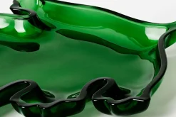 Dekorationsdetaljer|Dukningsdetaljer*Svenskt Tenn Glasassiett Löv