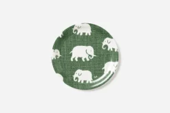 Underlägg & Tabletter*Estrid Ericson/Svenskt Tenn Glasunderlägg Elefant Grön