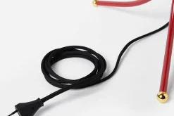 Golvlampor*Josef Frank Golvlampa 1842 Mässing, Röd