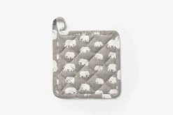 Kök & Dukningstextil*Svenskt Tenn Grytlapp Elefant Varmgrå