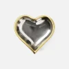 Dekorationsdetaljer|Tenndekorationer*Estrid Ericson Hjärta med Mässingskant