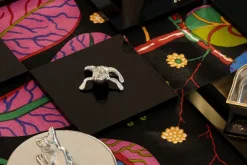 Dekorationsdetaljer|Tenndekorationer*Estrid Ericson Hjärta med Mässingskant