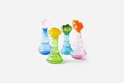 Kannor & Karaffer*Frida Fjellman Karaff Rök Aqua Grön