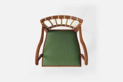 Karmstolar*Josef Frank Karmstol 1165 Mahogny Rotting, Möbellin, Grön