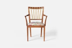 Karmstolar*Josef Frank Karmstol 1165 Mahogny Rotting, Teheran, Vit