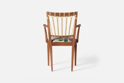 Karmstolar*Josef Frank Karmstol 1165 Mahogny Rotting, Teheran, Vit