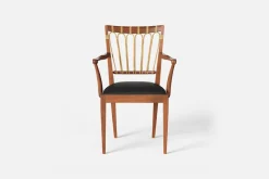 Karmstolar*Josef Frank Karmstol 1165 Mahogny Rotting, Svart