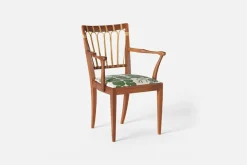 Karmstolar*Josef Frank Karmstol 1165 Mahogny Rotting, Celotocaulis, Grön