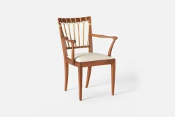 Karmstolar*Josef Frank Karmstol 1165 Mahogny Rotting, Vägen, Vit