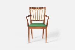 Karmstolar*Josef Frank Karmstol 1165 Mahogny Rotting, Vägen, Grön