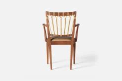 Karmstolar*Josef Frank Karmstol 1165 Mahogny Rotting, Beige