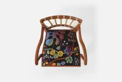 Karmstolar*Josef Frank Karmstol 1165 Mahogny Rotting, Baranquilla, Svart