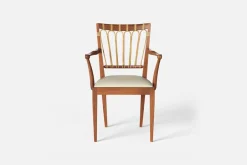 Karmstolar*Josef Frank Karmstol 1165 Mahogny Rotting, Vit