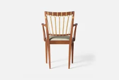 Karmstolar*Josef Frank Karmstol 1165 Mahogny Rotting, Vit