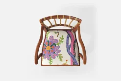 Karmstolar*Josef Frank Karmstol 1165 Mahogny Rotting, Hawai, Vit