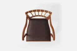 Karmstolar*Josef Frank Karmstol 1165 Mahogny Rotting, Mörkbrun