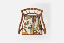 Karmstolar*Josef Frank Karmstol 1165 Mahogny Rotting, Vegetable Tree, Multi