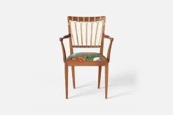 Karmstolar*Josef Frank Karmstol 1165 Mahogny Rotting, Anakreon, Vit