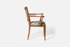 Karmstolar*Josef Frank Karmstol 1165 Mahogny Rotting, Anakreon, Vit