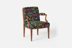 Fåtöljer|Karmstolar*Josef Frank Karmstol 969 Kederband Sitthöjd 47 cm Under Ekvatorn, Multi