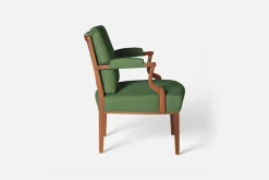 Karmstolar*Josef Frank Karmstol 969 Kederband Sitthöjd 43 cm Möbellin, Grön