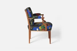 Fåtöljer|Karmstolar*Josef Frank Karmstol 969 Kederband Sitthöjd 47 cm Anakreon, Svart