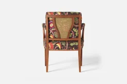 Fåtöljer|Karmstolar*Josef Frank Karmstol 969 Kederband Sitthöjd 47 cm Mirakel, Mörkbrun