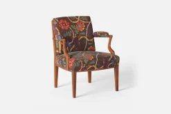 Karmstolar*Josef Frank Karmstol 969 Kederband Sitthöjd 43 cm Mirakel, Brun