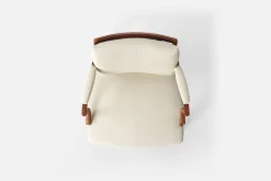 Fåtöljer|Karmstolar*Josef Frank Karmstol 969 Kederband Sitthöjd 47 cm Vägen, Vit