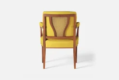 Fåtöljer|Karmstolar*Josef Frank Karmstol 969 Kederband Sitthöjd 47 cm Vägen, Ockra