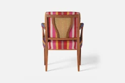 Fåtöljer|Karmstolar*Josef Frank Karmstol 969 Kederband Sitthöjd 47 cm Hamaca Rojo, Multi