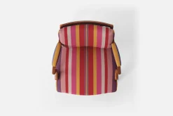 Fåtöljer|Karmstolar*Josef Frank Karmstol 969 Kederband Sitthöjd 47 cm Hamaca Rojo, Multi