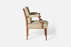 Fåtöljer|Karmstolar*Josef Frank Karmstol 969 Kederband Sitthöjd 47 cm Dr Axel, Beige