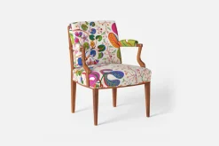 Fåtöljer|Karmstolar*Josef Frank Karmstol 969 Kederband Sitthöjd 47 cm Teheran, Vit