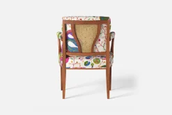 Fåtöljer|Karmstolar*Josef Frank Karmstol 969 Kederband Sitthöjd 47 cm Teheran, Vit