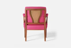 Karmstolar*Josef Frank Karmstol 969 Kederband Sitthöjd 43 cm Vägen, Cerise