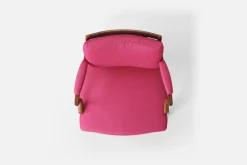 Karmstolar*Josef Frank Karmstol 969 Kederband Sitthöjd 43 cm Vägen, Cerise